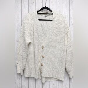 American Eagle Outfitters Cream Knit Cardigan